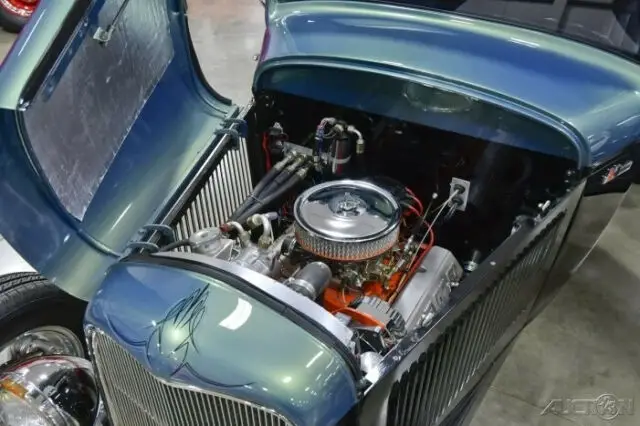 1932 ford 3 window hi-boy coupe 283 cid bored 292 cid gas eng tremec 5-spd
