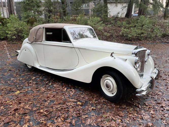 1950 jaguar mark v drop head coupe in nevada city, california