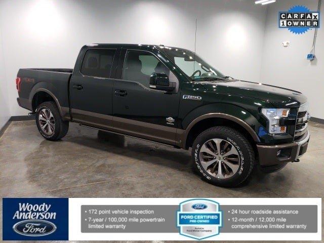 certified 2016 ford f150 king ranch huntsville, al 35816 for sale in huntsville, alabama