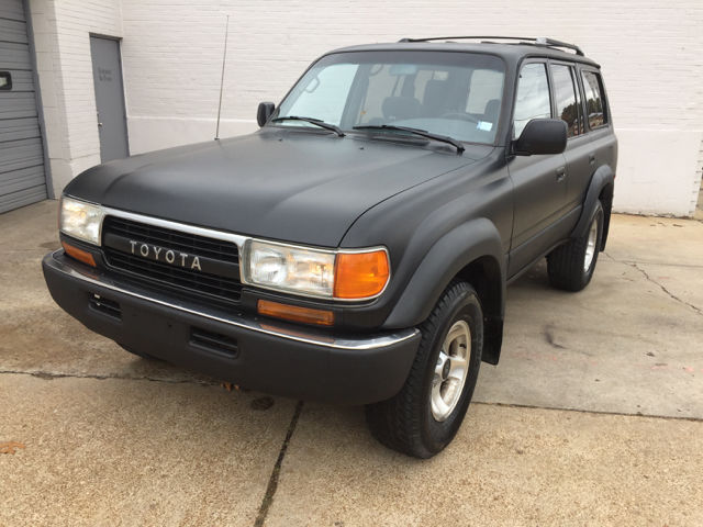 1993 toyota land cruiser awd 4dr suv 256777 miles matte black suv 4.5l i6 natura