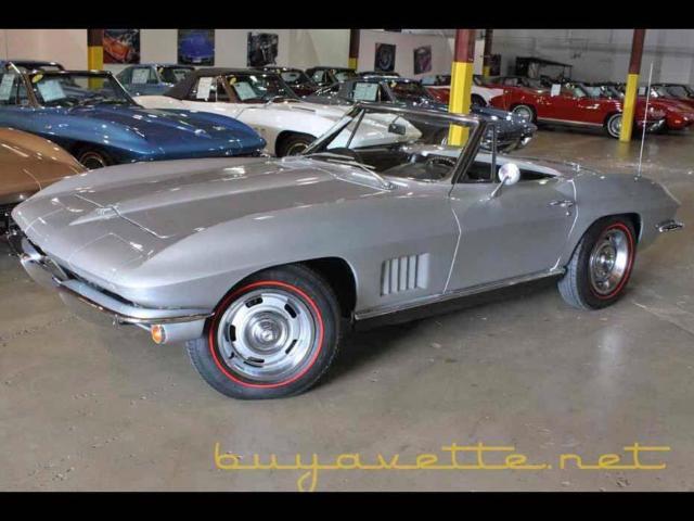 1967 silver pearl corvette buyavette inc atlanta