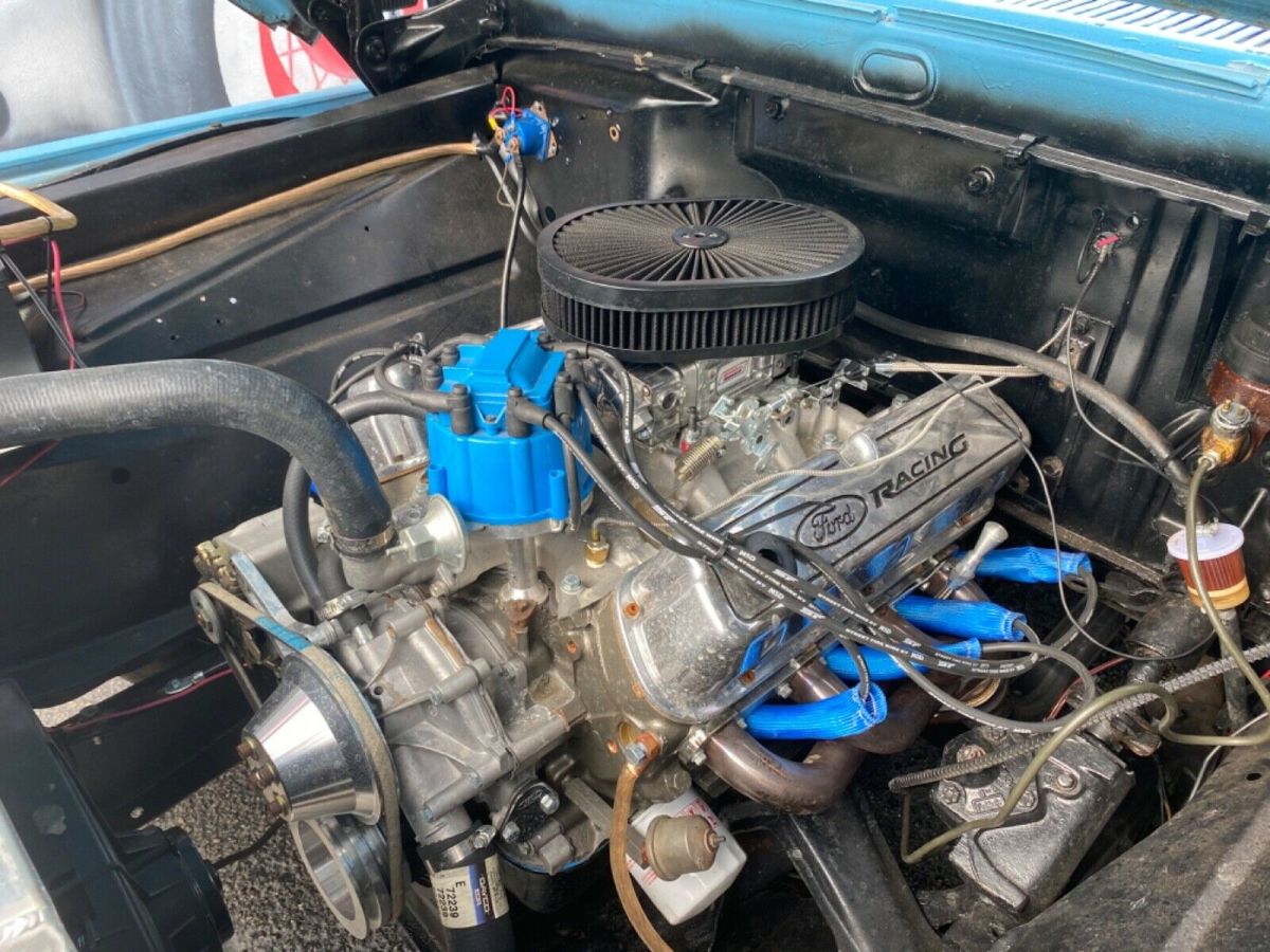 1963 ford f100 patina pick up runs strong v8 build motor!! no reserve bid now