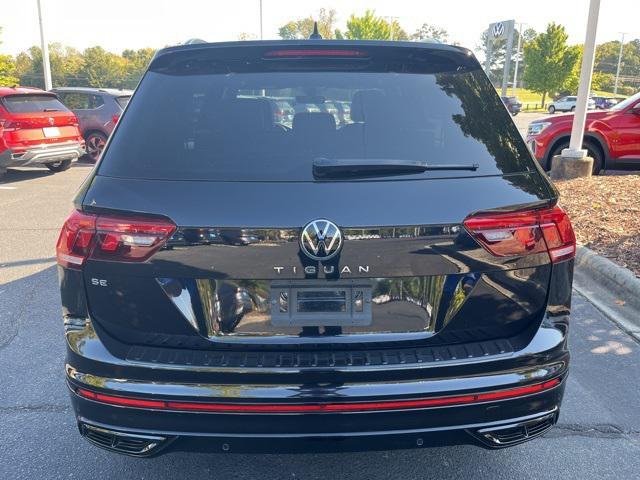 2022 volkswagen tiguan 2.0t se r-line black