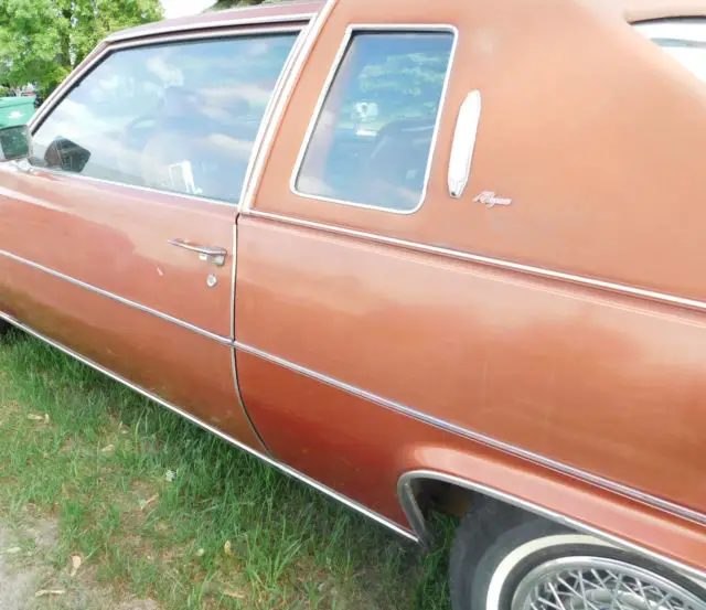 cadillac coupe deville d'elegance 1977 -- all original