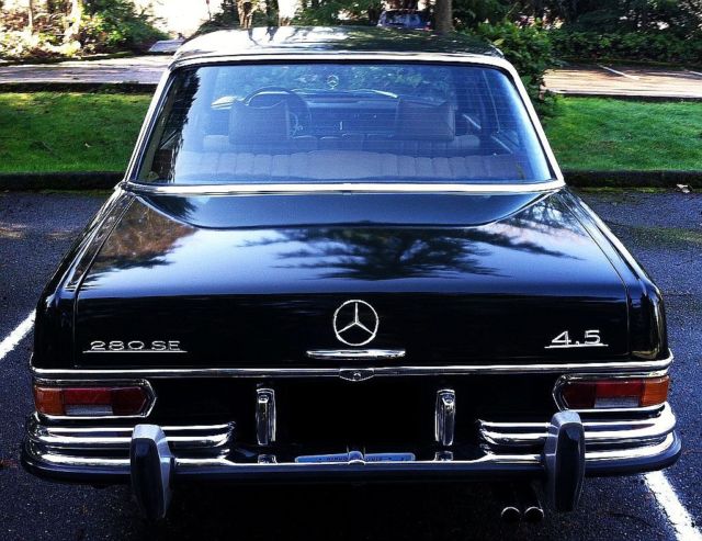 1972 mercedes 280se 4.5 v-8 no reserve