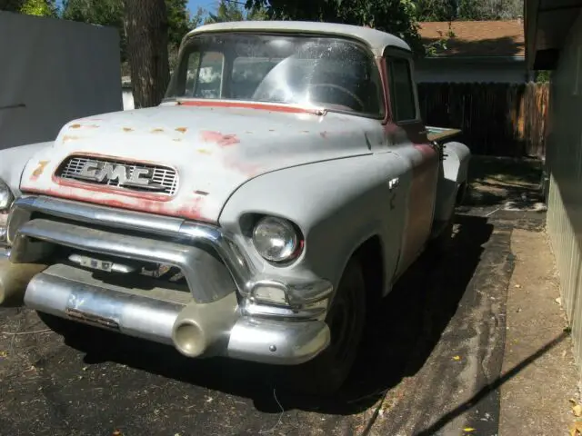 1955 gmc 100 big back window and chrome package street rod project