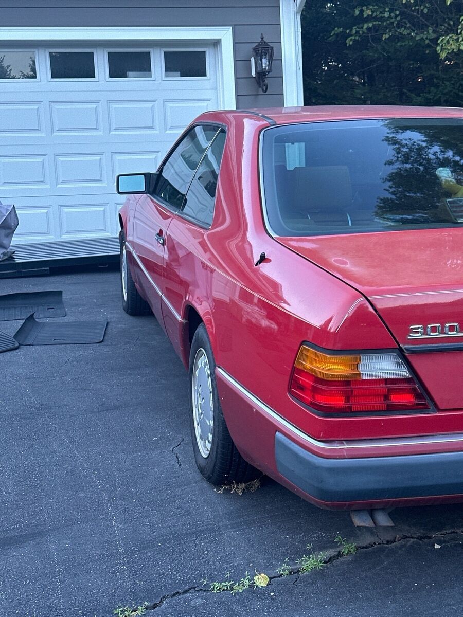 1991 mercedes-benz 300ce coupe red ce