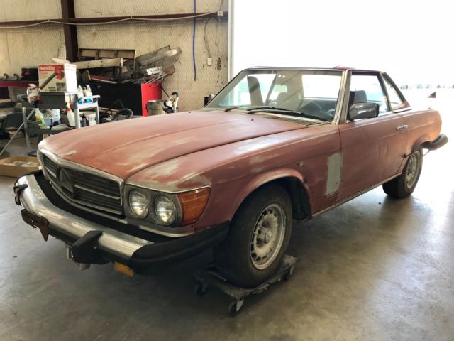 1976 mercedes-benz 450sl roadster project