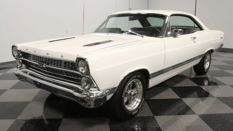 classic vintage chrome fomoco fairlane 500 390 v8 auto transmission white