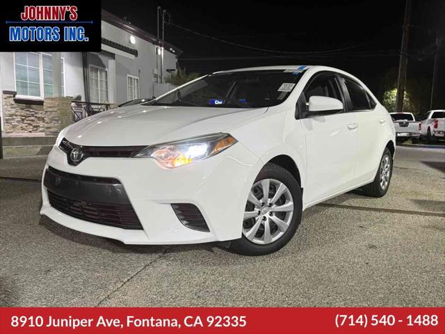 2016 toyota corolla l