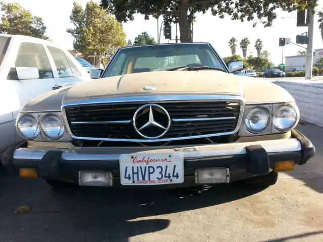 1981 mercedes 380sl no rust - no crash damage - non op - no penalties/no reserve