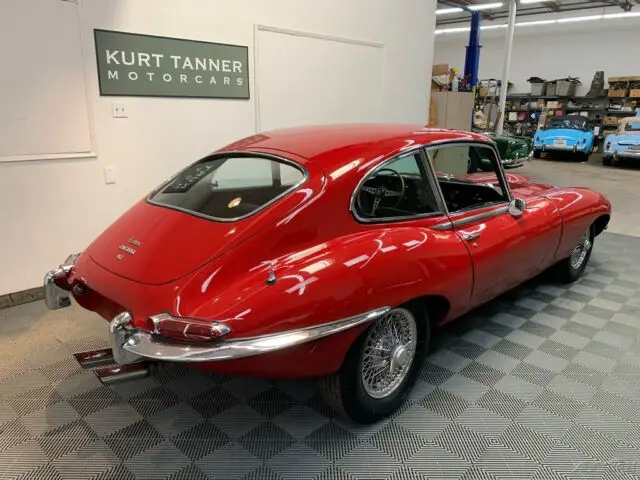 1967 jaguar e-type xke 2+2 coupe. series 1. 4.2 liters. covered headlights