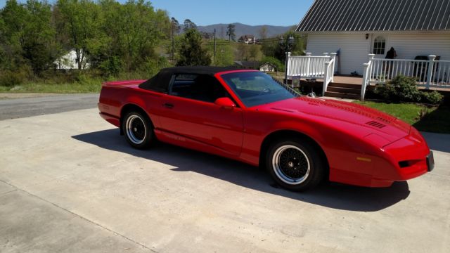 1992 pontiac trans am convertible only 24,000 miles gorgeous!!
