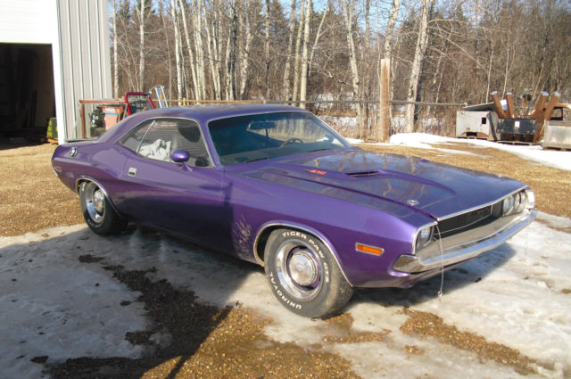 1970 dodge challenger r/t hardtop 2-door 7.2l, plum purple, 4 speed