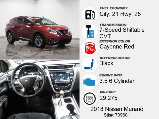 used 2018 nissan murano sv hollidaysburg, pa 16648 for sale in hollidaysburg, pennsylvania