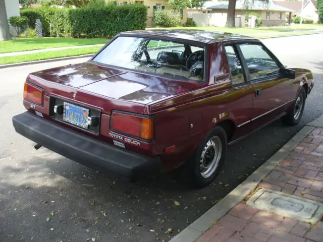 amazing california rust free totota celica st time capsule original blue plates