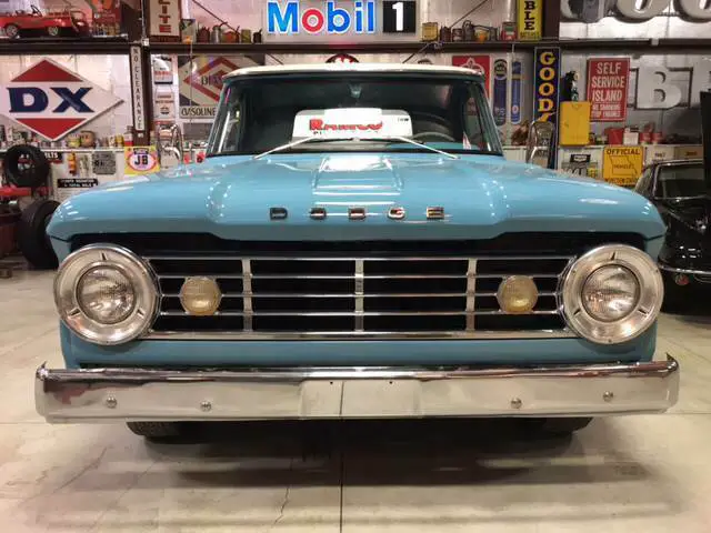 1966 dodge d100 pickup custom manual 4-speed rwd v8 5.2l gasoline