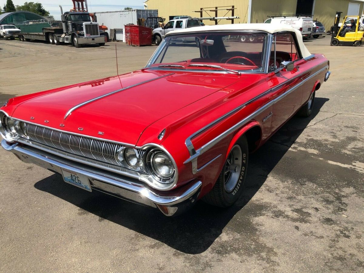 1964 dodge polara 500 convertible 426 street wedge 4 spd (orig 383 4bbl manual)