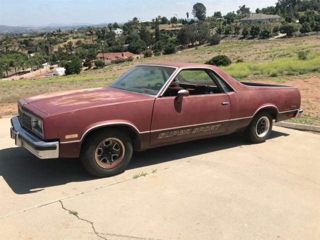 1983 chevy el camino factory ss