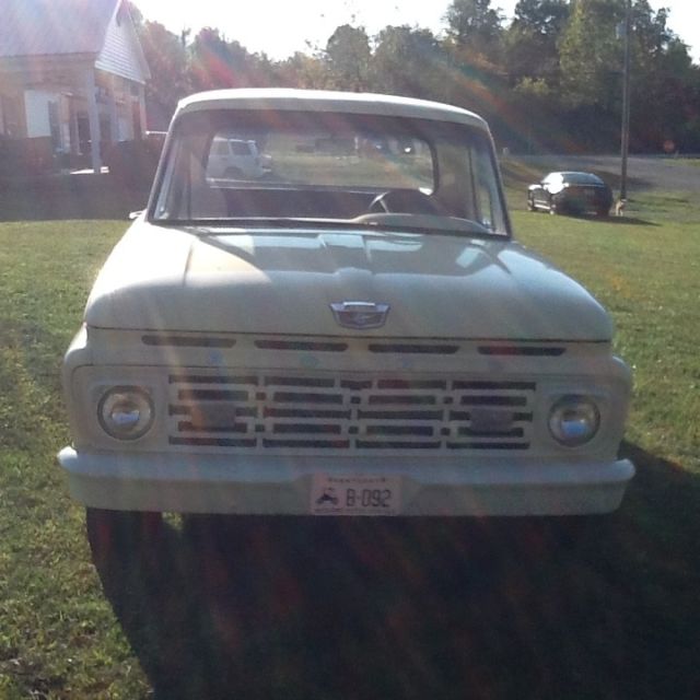 1964 yellow ford f100