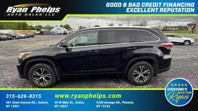 2016 toyota highlander xle