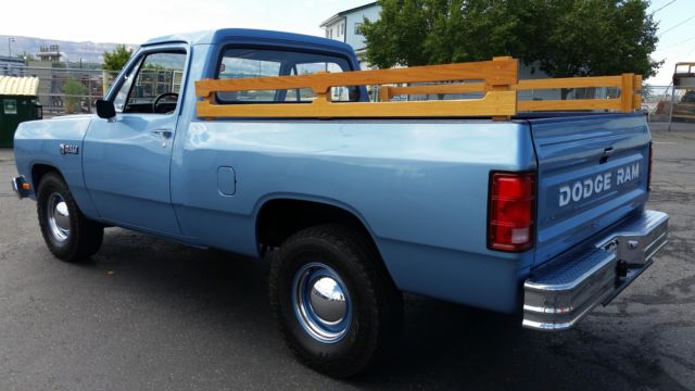 1985 dodge ram d-100 beautifully restored 46000 original miles