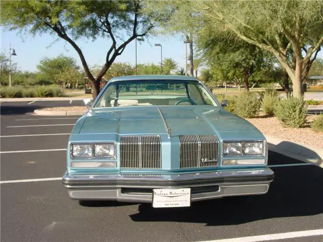 455ci engine - automatic trans. - excellent blue paintjob - solid olds! - clean