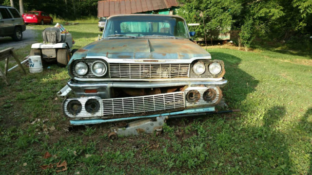 1964 impala ss, 2-door hard-top body, blue