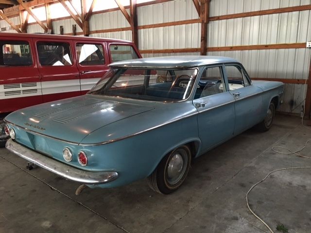 1960 corvair deluxe sedan: time capsule garage find