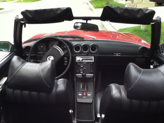1972 450 sl red convertible