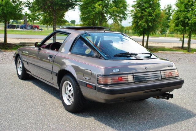 simply stunning original 85 mazda rx-7 gsl edition 5-speed 60,962 actual miles!