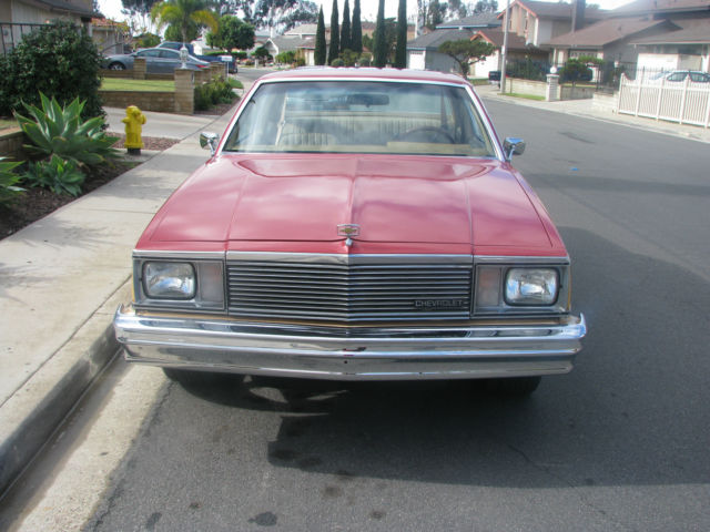 1980 chevrolet malibu classic landau coupe 2-door 5.0l