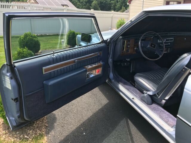 1984 cadillac coupe deville blue vinyl top 2door classic vintage collectible car