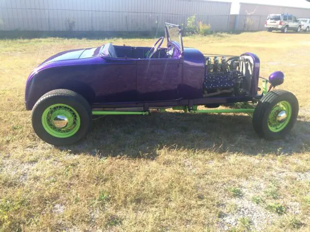 1929 ford model a roadster old school hot rod