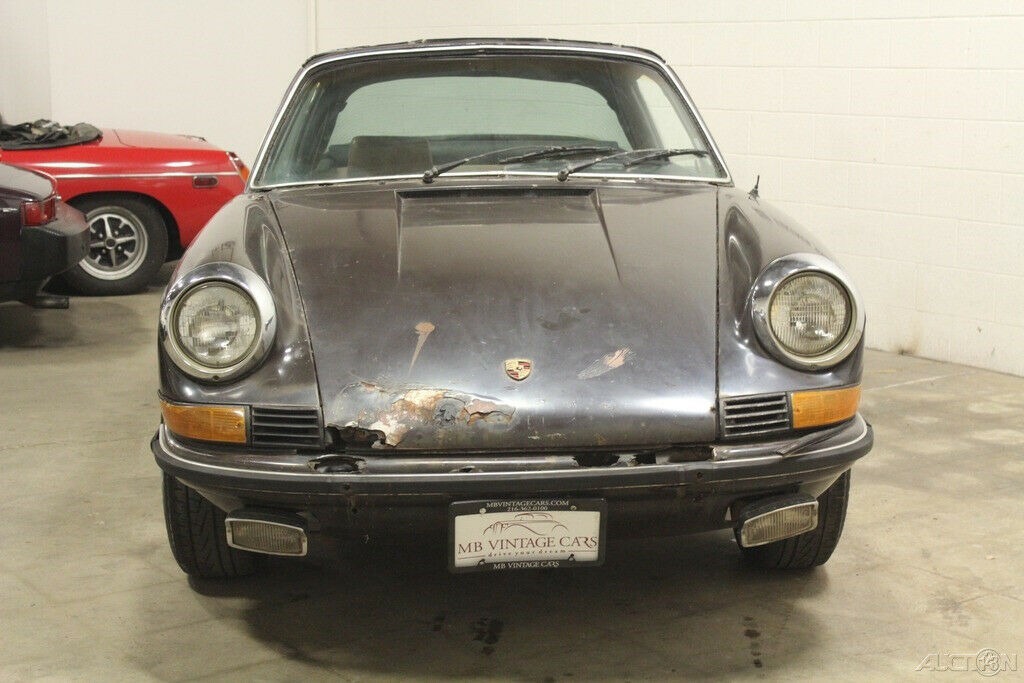 1970 porsche 911t targa special color glacier blue! no reserve!