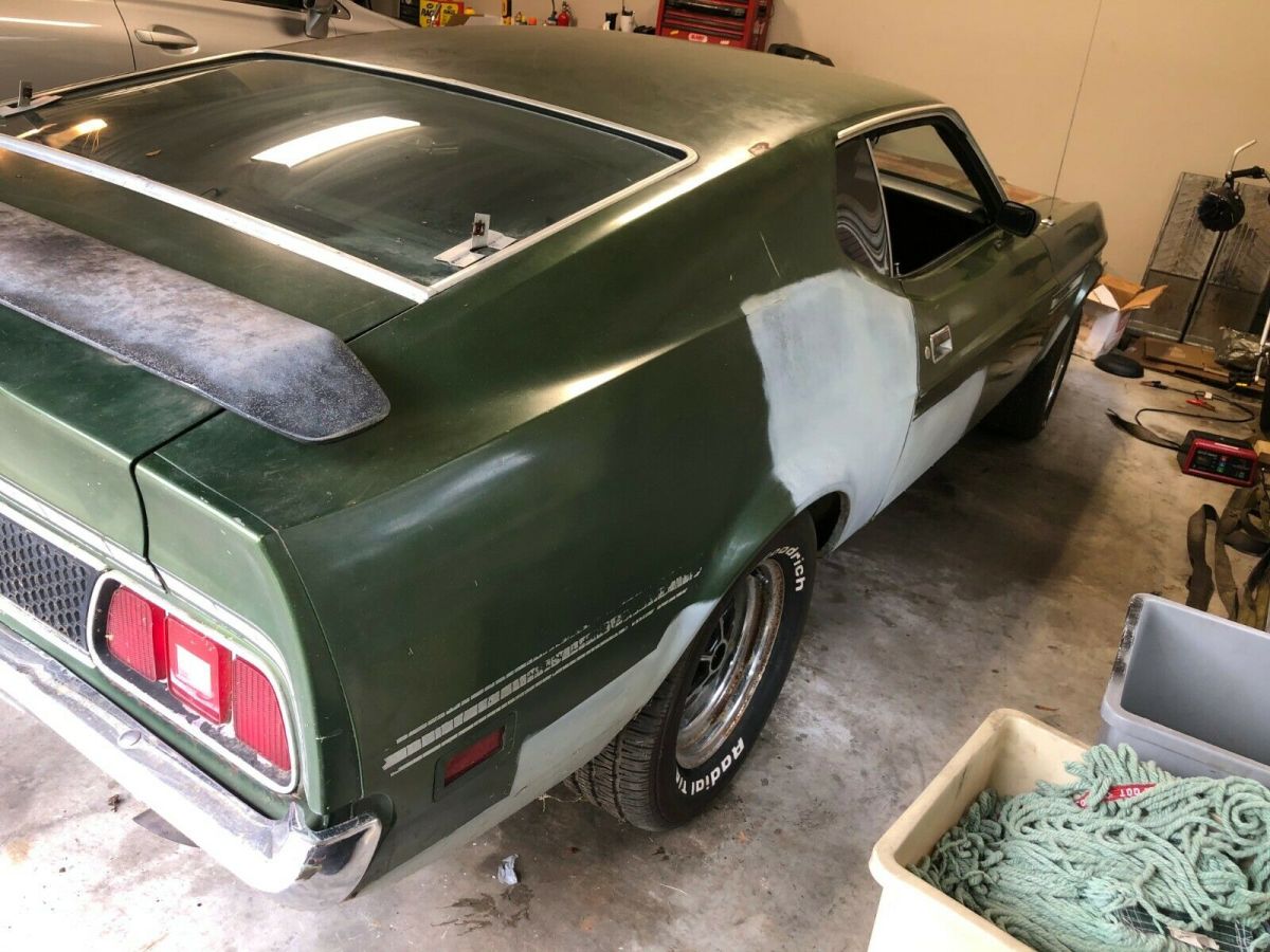 1972 ford mustang mach1 restoration project