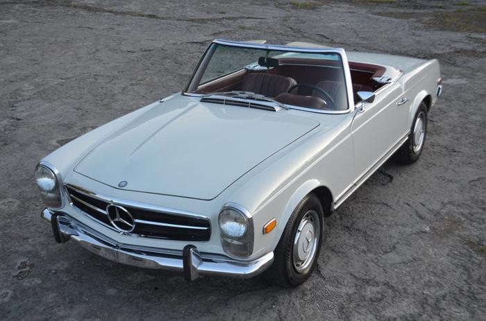 1969 mercedes-benz 280sl for sale in pejepscot, maine