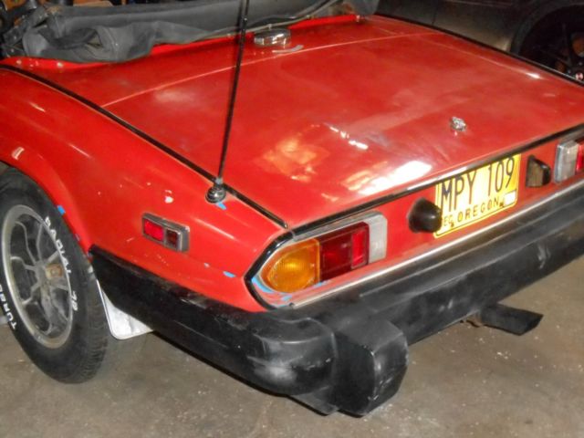 1979 triumph spitfire convertible solid excellent running car no rust no reserve