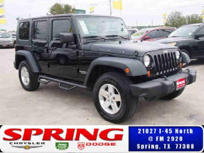 2010 jeep wrangler unlimited rubicon in spring, tx