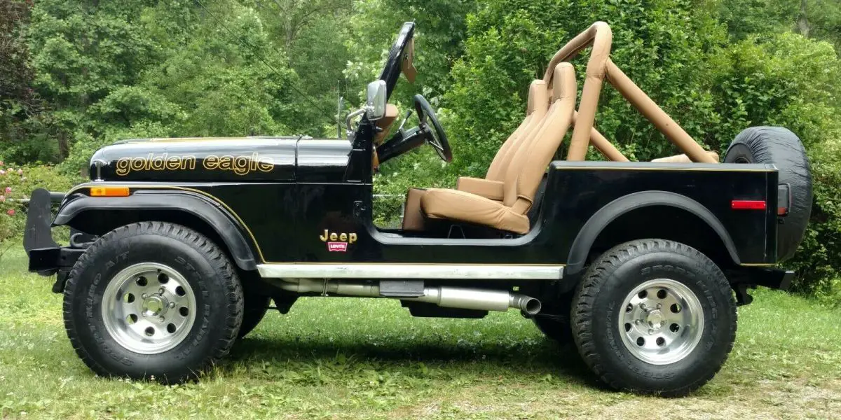 1978 jeep cj7 golden eagle//v8 4x4. fully restored. "no reserve"