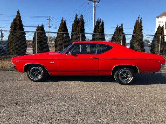 1969 chevrolet chevelle ss 454/450h.p. red turbo auto fast!!!!