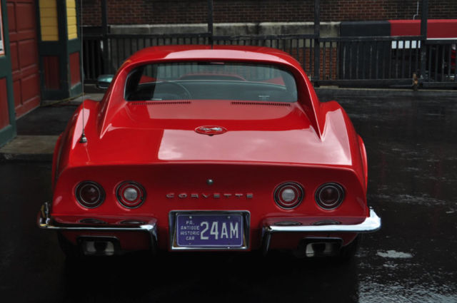 1971 chevrolet corvette documented frame off restored #'s matching org doc 29258