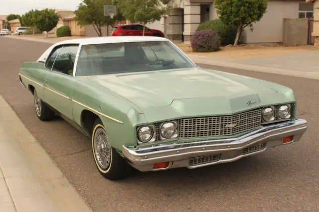 1973 chevrolet impala custom 2 door coupe