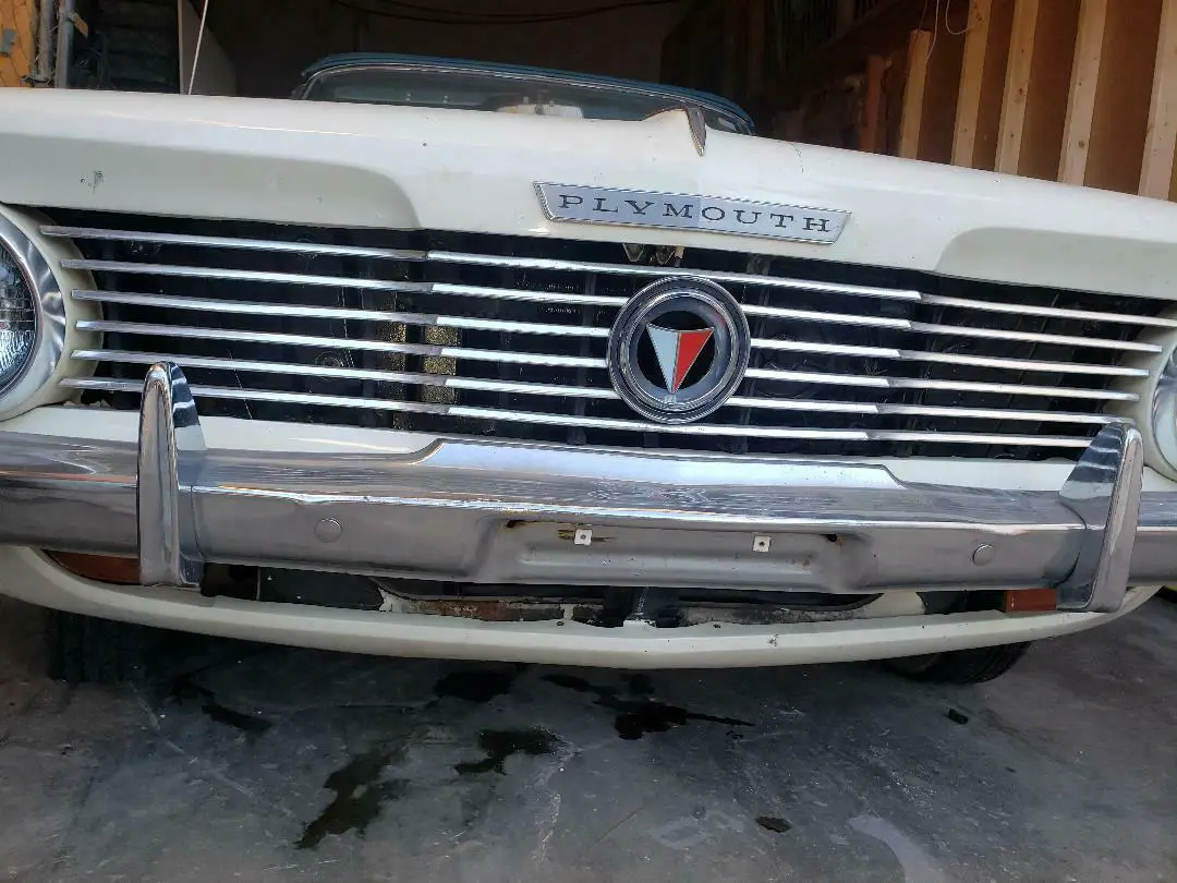 1964 plymouth valiant signet convertible slant 6 - 225 push button automatic