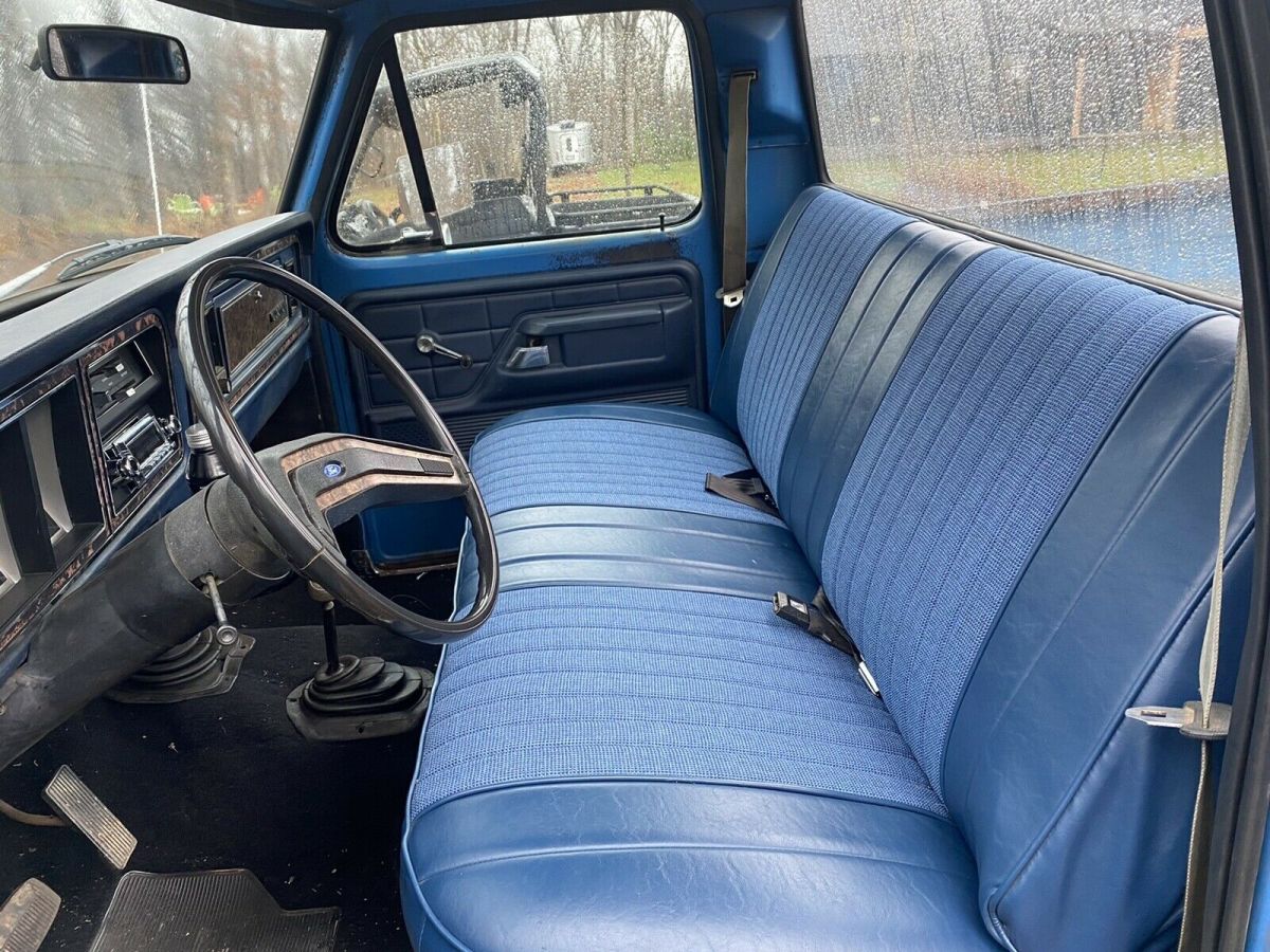 1978 ford f-150 pickup blue 4wd manual custom