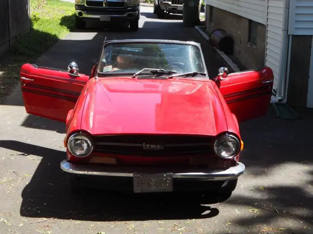 1973 triumph tr-6 convertible. rebuilt transaxle. runs strong