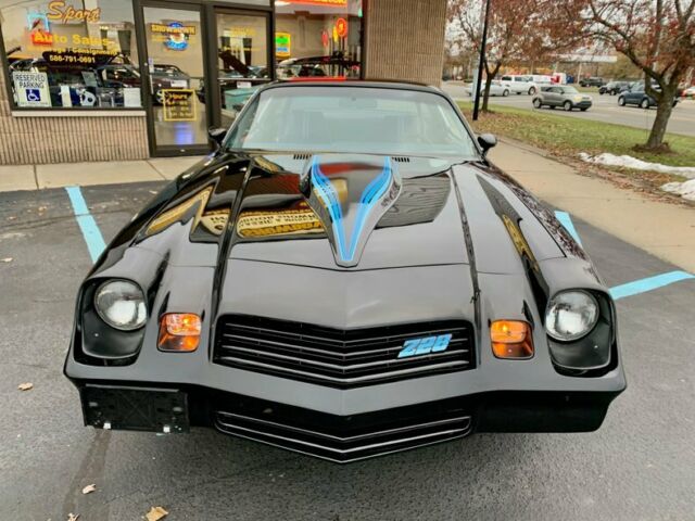 1980 chevrolet camaro z/28 black 350 v8 - stunning color combination