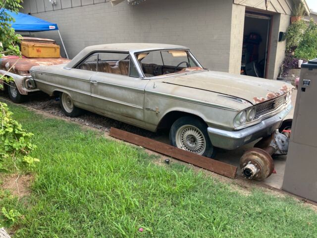 1963 ford galaxie 500 xl coupe grey rwd automatic