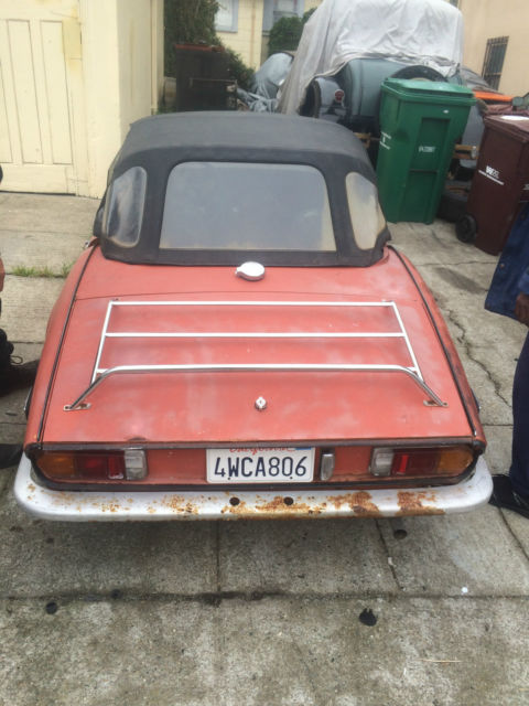 1971 triumph spitfire, california classic amazing convertible project