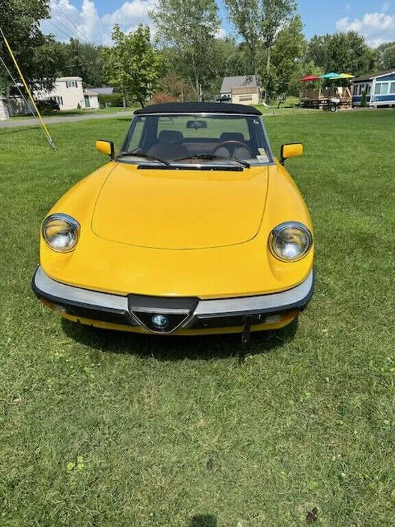 1983 alfa romeo spider veloce 2dr convertible